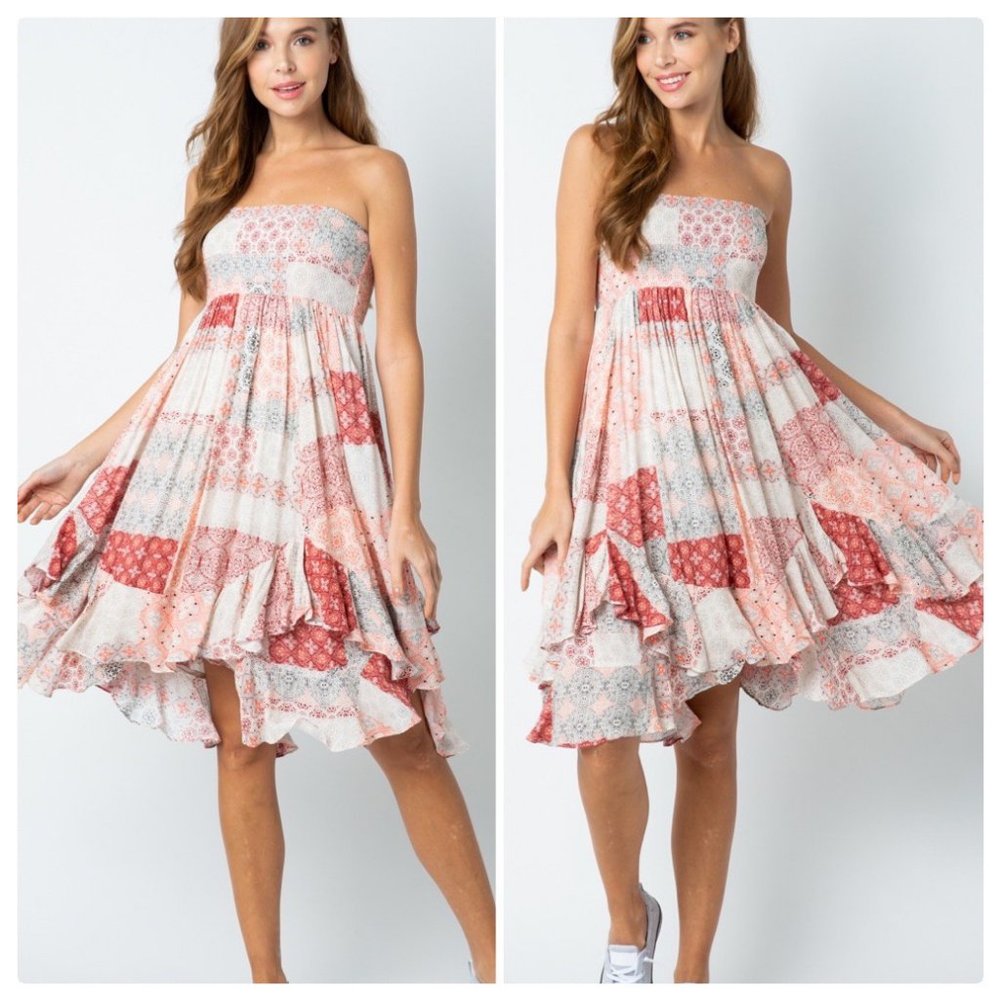 The Kris Bohemian Handkerchief Dress - Picture 7 of 16